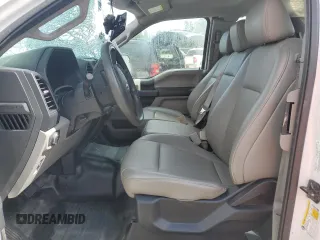 2020 Ford F-150 XL with VIN 1FTEX1EP6LFC09953, listed as a Copart auction lot 75916434 with 75,350 mi miles and Salvage Title. Bid and sale history available at carsss.com. Image 7.