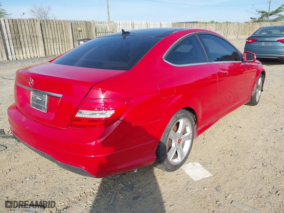 2012 Mercedes-Benz C-Class C 250 with VIN WDDGJ4HB8CF808287, listed as a IAAI auction lot 42036306 with 171,241 mi miles. Bid and sale history available at carsss.com. Image 4.