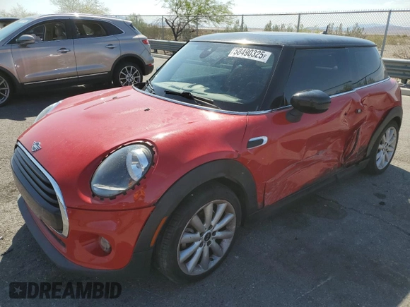 2021 MINI Hardtop Oxford Edition with VIN WMWXR3C09M2N13515, listed as a Copart auction lot 58490325 with 77,064 mi miles and Salvage title. Bid and sale history available at DreamBid. Image 1.