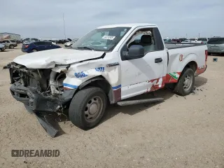2017 Ford F-150 XL with VIN 1FTMF1C82HKD71605, listed as a Copart auction lot 44378285 with 81,978 mi miles and Salvage Title. Bid and sale history available at carsss.com. Image 1.