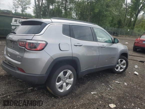 2020 Jeep Compass Latitude with VIN 3C4NJDBB1LT234678, listed as a Copart auction lot 64072925 with 38,997 mi miles and Salvage title. Bid and sale history available at DreamBid. Image 3.