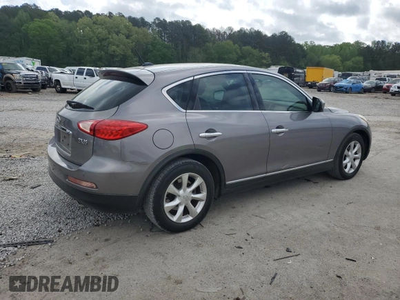 2010 Infiniti EX Journey with VIN JN1AJ0HP0AM701038, listed as a Copart auction lot 51952025 with 157,437 mi miles and Salvage title. Bid and sale history available at DreamBid. Image 3.