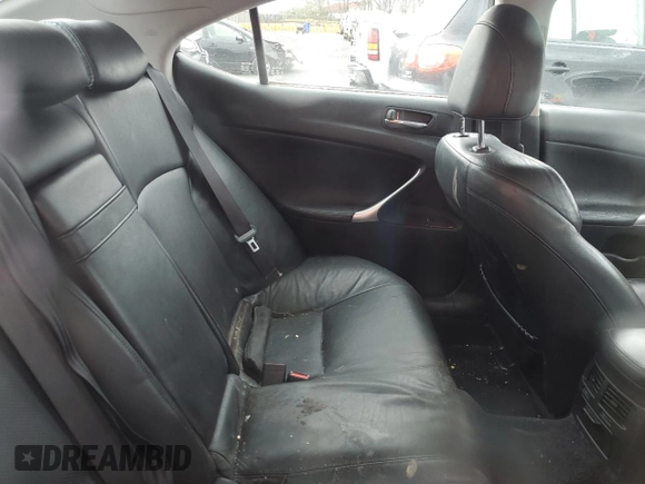 2008 Lexus IS 250 with VIN JTHCK262982027157, listed as a Copart auction lot 51836745 with 153,983 mi miles and Salvage Title. Bid and sale history available at carsss.com. Image 10.