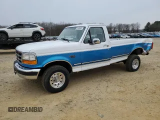 1995 Ford F-150 with VIN 1FTEF14N9SLA15369, listed as a Copart auction lot 87639635 with 170,141 mi miles and Clean Title. Bid and sale history available at carsss.com. Image 1.