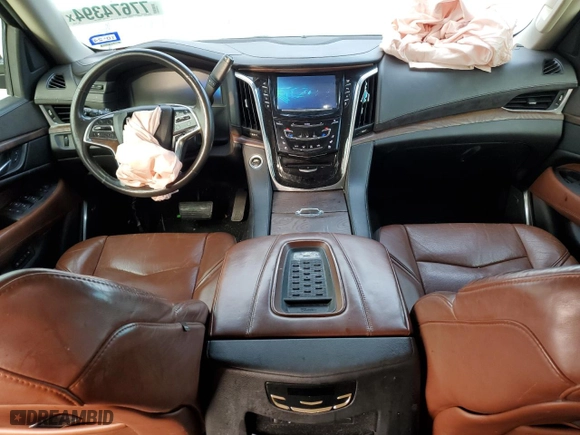 2015 Cadillac Escalade Premium with VIN 1GYS3NKJ2FR722538, listed as a Copart auction lot 77674394 with 130,718 mi miles and Salvage Title. Bid and sale history available at carsss.com. Image 8.