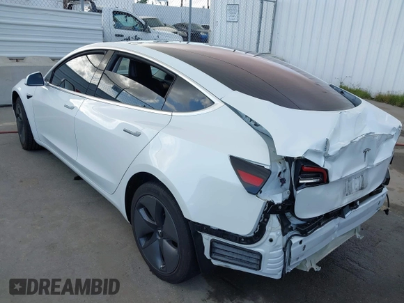 2018 Tesla Model 3 Long Range Battery with VIN 5YJ3E1EA3JF023300, listed as a IAAI auction lot 41925504 with 100,512 mi miles and . Bid and sale history available at DreamBid. Image 3.
