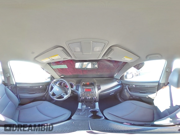 2012 Kia Sorento LX with VIN 5XYKT3A66CG272233, listed as a Copart auction lot 49393445 with 253,328 mi miles and Salvage Title. Bid and sale history available at DreamBid. Image 14.