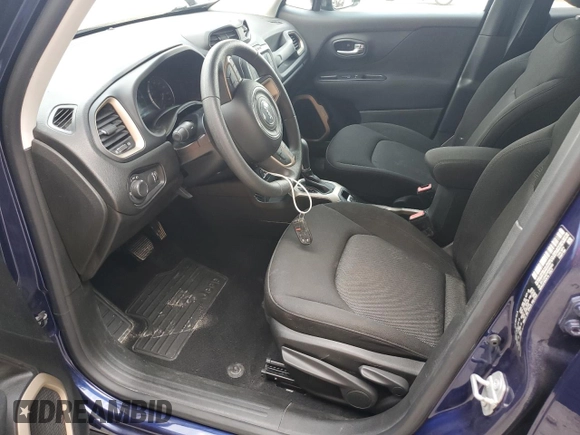 2017 Jeep Renegade Sport z VIN ZACCJAABXHPE66802, wystawiony jako Copart lot #60054025 z przebiegiem 70 039 mil mil oraz Szkoda całkowita • Salvage title. Historia ofert i sprzedaży dostępna na DreamBid. Obrazek 7.
