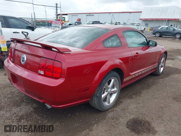 2008 Ford Mustang GT Deluxe with VIN 1ZVHT82H485105101, listed as a IAAI auction lot 42078194 with 142,313 mi miles and . Bid and sale history available at carsss.com. Image 4.