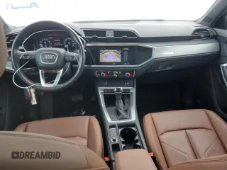2021 Audi Q3 S line Premium Plus with VIN WA1EECF38M1085691, listed as a Copart auction lot 86403464 with 36,536 mi miles and Salvage Title. Bid and sale history available at carsss.com. Image 8.