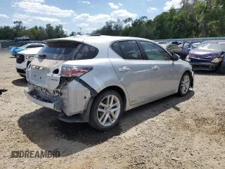 2016 Lexus CT 200h with VIN JTHKD5BH0G2272994, listed as a Copart auction lot 55482345 with 124,615 mi miles and Salvage title. Bid and sale history available at DreamBid. Image 3.