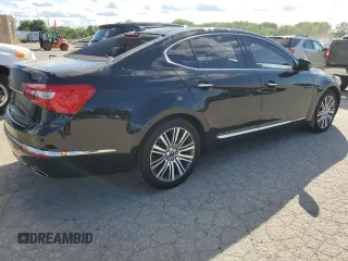 2015 Kia Cadenza Premium with VIN KNALN4D72F5176604, listed as a Copart auction lot 58287744 with 69,419 mi miles and Salvage Title. Bid and sale history available at carsss.com. Image 3.