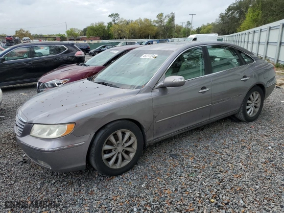 2007 Hyundai Azera SE with VIN KMHFC46F97A242080, listed as a Copart auction lot 45227394 with 147,742 mi miles and Salvage Title. Bid and sale history available at carsss.com. Image 1.