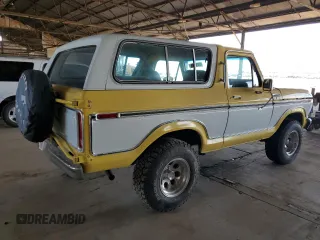1978 Ford Bronco z VIN U15HLBC7338, wystawiony jako Copart lot #53383005 z przebiegiem 87 115 mil mil oraz Tytuł czysty. Historia ofert i sprzedaży dostępna na DreamBid. Obrazek 3.