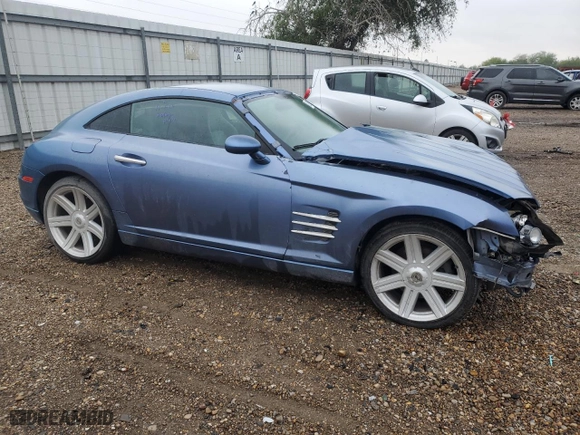 2005 Chrysler Crossfire Limited with VIN 1C3AN69L95X035970, listed as a Copart auction lot 82819944 with 83410 miles and Salvage Title. Bid and sale history available at carsss.com. Image 4.