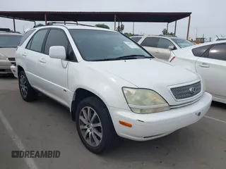 2002 Lexus RX 300 with VIN JTJHF10U320286954, listed as a IAAI auction lot 42097056 with 283,926 mi miles. Bid and sale history available at carsss.com. Image 1.