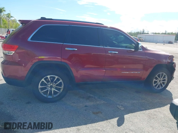 2014 Jeep Grand Cherokee Limited z VIN 1C4RJFBG4EC447633, wystawiony jako IAAI lot #41688829 z przebiegiem 109 472 mil mil oraz . Historia ofert i sprzedaży dostępna na DreamBid. Obrazek 13.