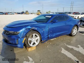 2019 Chevrolet Camaro 1LT with VIN 1G1FB1RS9K0136654, listed as a Copart auction lot 48824565 with 117,204 mi miles and Salvage Title. Bid and sale history available at carsss.com. Image 1.
