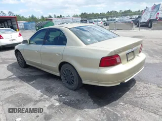 2001 Mitsubishi Galant ES with VIN 4A3AA46G81E163137, listed as a IAAI auction lot 41846798 with 148,280 mi miles. Bid and sale history available at carsss.com. Image 3.