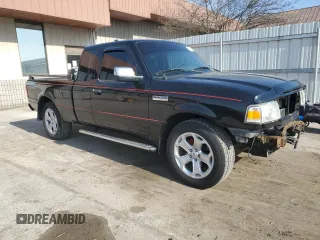 2008 Ford Ranger XLT with VIN 1FTZR45E78PA62135, listed as a Copart auction lot 52563195 with 122,554 mi miles and Salvage Title. Bid and sale history available at carsss.com. Image 4.
