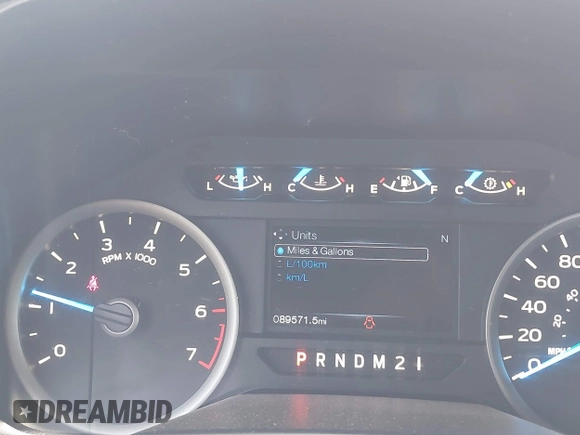 2016 Ford F-150 XLT with VIN 1FTEW1EP0GKF34632, listed as a IAAI auction lot 42554342 with 89,571 mi miles and . Bid and sale history available at DreamBid. Image 7.