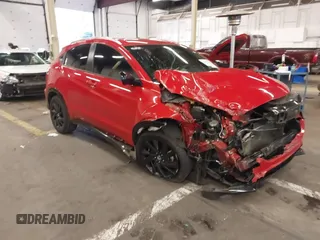 2022 Honda HR-V Sport with VIN 3CZRU6H13NM741124, listed as a IAAI auction lot 41025384 with 39,854 mi miles. Bid and sale history available at carsss.com. Image 1.