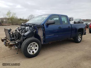 2015 Chevrolet Silverado 1500 Work Truck with VIN 1GCRCPEH5FZ151748, listed as a Copart auction lot 53486195 with 185,241 mi miles and Clean Title. Bid and sale history available at carsss.com. Image 1.