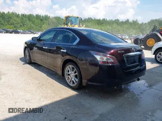 2013 Nissan Maxima SV with VIN 1N4AA5AP4DC825754, listed as a IAAI auction lot 42646672 with 145,480 mi miles and . Bid and sale history available at DreamBid. Image 3.