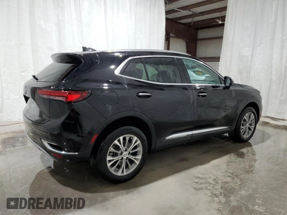 2023 Buick Envision Preferred with VIN LRBAZLR46PD076308, listed as a Copart auction lot 52106045 with 6,558 mi miles and Salvage Title. Bid and sale history available at carsss.com. Image 3.