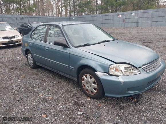 2000 Honda Civic VP with VIN 2HGEJ6613YH502032, listed as a IAAI auction lot 41940999 with 236,396 mi miles. Bid and sale history available at carsss.com. Image 1.