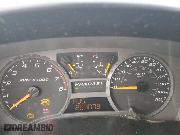 2006 Chevrolet Colorado 3LT with VIN 1GCDS136468166338, listed as a Copart auction lot 74357204 with 264,078 mi miles and Salvage title. Bid and sale history available at DreamBid. Image 9.