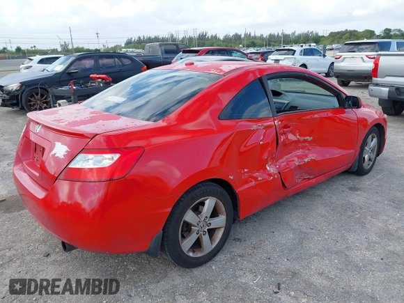 2006 Honda Civic Cpe EX with VIN 2HGFG12806H535804, listed as a IAAI auction lot 41932914 with 212,750 mi miles. Bid and sale history available at carsss.com. Image 4.
