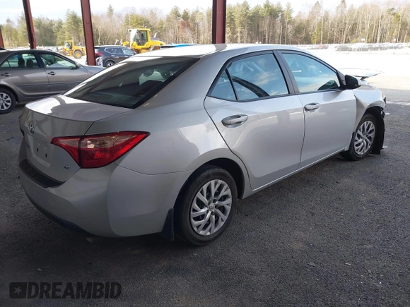 2019 Toyota Corolla L with VIN 2T1BURHE6KC157476, listed as a IAAI auction lot 41745050 with 57,746 mi miles. Bid and sale history available at carsss.com. Image 4.
