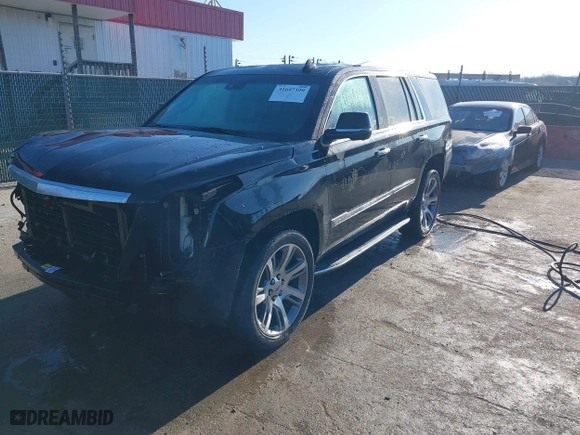 2016 Cadillac Escalade Premium Collection with VIN 1GYS4CKJXGR266873, listed as a IAAI auction lot 41647399 with 153,553 mi miles. Bid and sale history available at carsss.com. Image 19.