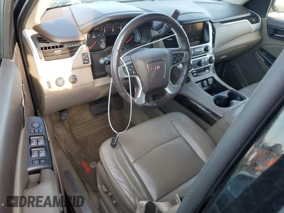 2015 GMC Yukon SLT with VIN 1GKS2BKC9FR118305, listed as a Copart auction lot 73833994 with 0 mi miles and Salvage Title. Bid and sale history available at carsss.com. Image 8.