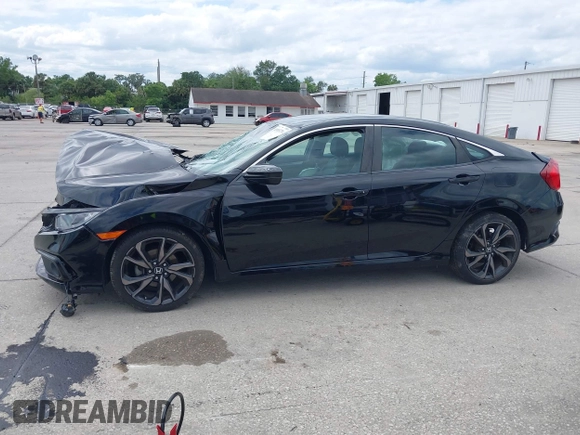 2019 Honda Civic Sport with VIN 19XFC2F85KE015159, listed as a IAAI auction lot 41993276 with 82,542 mi miles and . Bid and sale history available at DreamBid. Image 15.