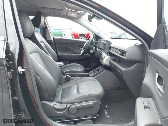2024 Hyundai Kona Limited with VIN KM8HE3A30RU094669, listed as a IAAI auction lot 41260368 with 23,339 mi miles. Bid and sale history available at carsss.com. Image 5.