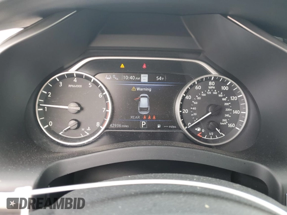 2023 Nissan Murano SL with VIN 5N1AZ2CJ7PC131408, listed as a Copart auction lot 45731385 with 42,936 mi miles and Non Repairable. Bid and sale history available at DreamBid. Image 9.