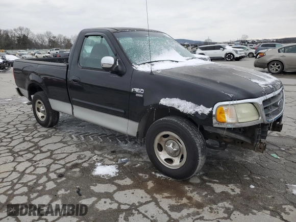 2002 Ford F-150 XL with VIN 1FTRF17W72NA42127, listed as a Copart auction lot 45278395 with 103,866 mi miles and Salvage Title. Bid and sale history available at carsss.com. Image 4.