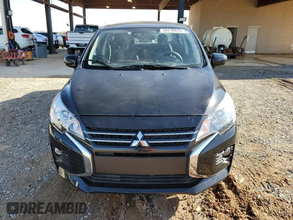 2023 Mitsubishi Mirage ES z VIN ML32FUFJ9PHF02053, wystawiony jako Copart lot #50418915 z przebiegiem 22 613 mil mil oraz Szkoda całkowita • Salvage title. Historia ofert i sprzedaży dostępna na DreamBid. Obrazek 5.