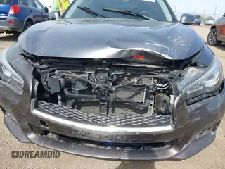 2016 Infiniti Q50 3.0t Red Sport 400 with VIN JN1FV7AR8GM451720, listed as a IAAI auction lot 42163857 with 122,158 mi miles. Bid and sale history available at carsss.com. Image 6.
