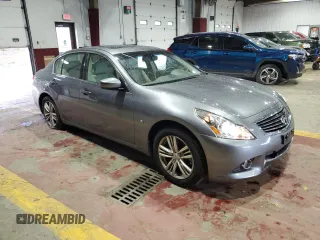 2015 Infiniti Q40 with VIN JN1CV6AR0FM521867, listed as a Copart auction lot 64668144 with 42,905 mi miles and Salvage Title. Bid and sale history available at carsss.com. Image 4.