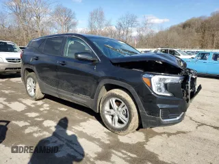 2023 GMC Terrain SLE with VIN 3GKALMEG6PL226487, listed as a Copart auction lot 43972505 with 37,970 mi miles and Salvage Title. Bid and sale history available at carsss.com. Image 4.