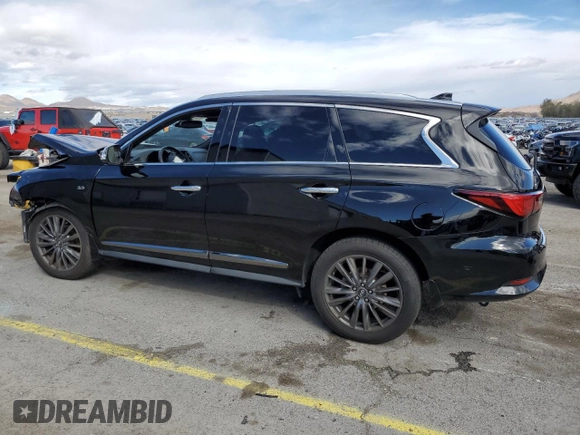 2020 Infiniti QX60 Luxe with VIN 5N1DL0MN8LC526339, listed as a Copart auction lot 47597415 with 101,540 mi miles and Salvage Title. Bid and sale history available at DreamBid. Image 2.