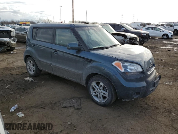 2011 Kia Soul + with VIN KNDJT2A21B7248744, listed as a Copart auction lot 43058535 with 118,932 mi miles and Salvage Title. Bid and sale history available at carsss.com. Image 4.