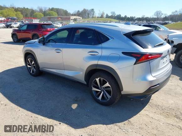 2018 Lexus NX with VIN JTJBARBZ2J2171275, listed as a IAAI auction lot 41897608 with 90,420 mi miles. Bid and sale history available at carsss.com. Image 3.