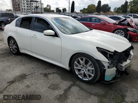 2013 Infiniti G37 Journey with VIN JN1CV6AP0DM711938, listed as a Copart auction lot 50968815 with Not provided miles and Salvage title. Bid and sale history available at DreamBid. Image 4.