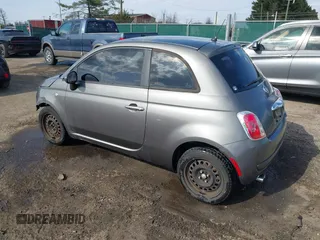 2013 FIAT 500 Pop with VIN 3C3CFFARXDT709480, listed as a IAAI auction lot 41851049 with 126,334 mi miles. Bid and sale history available at carsss.com. Image 3.