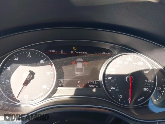 2015 Audi A6 Premium Plus with VIN WAUFGAFCXFN003171, listed as a IAAI auction lot 41262612 with 70,126 mi miles and . Bid and sale history available at DreamBid. Image 7.