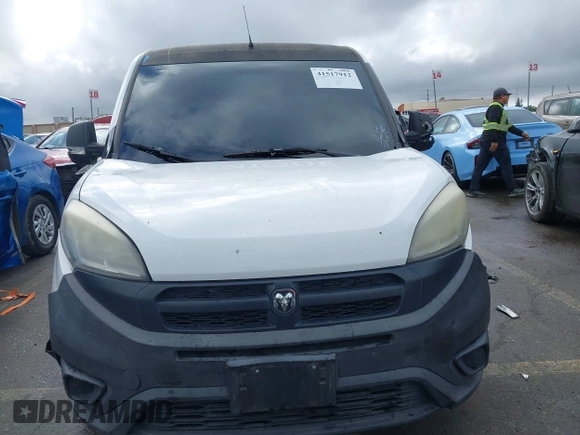 2016 Ram ProMaster City Cargo Tradesman with VIN ZFBERFAT8G6B33173, listed as a IAAI auction lot 41517912 with Not Provided miles. Bid and sale history available at carsss.com. Image 11.